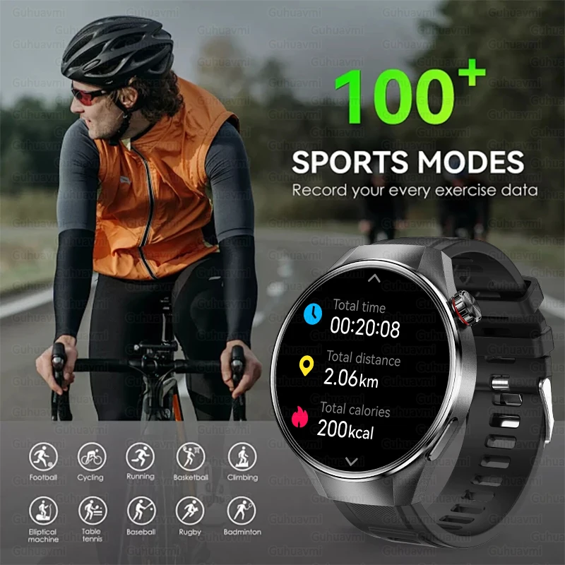 1.75''AMOLED HD Screen GPS Smartwatch Men Compass Heart Rate Bluetooth Call IP68 Waterproof Smart Watch G5 PLUS Watches 2025 New