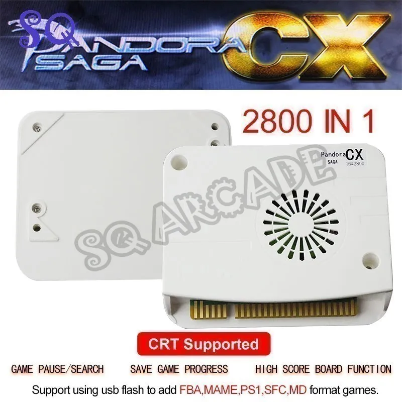 2022 Pandora Saga Box CX 2800 in 1 Arcade Version Joystick Game Console Cabinet Machine JAMMA Mainboard PCB Multi HD VGA CRT