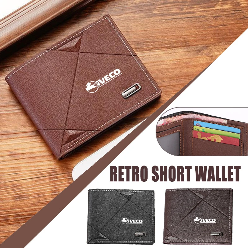 Cartera para licencia de conducir, monedero portátil para tarjetas de crédito y monedas para IVECO Eurocargo ‌   Chasis de Camioneta S-Way T-Way Daily 4x4 e-Daily