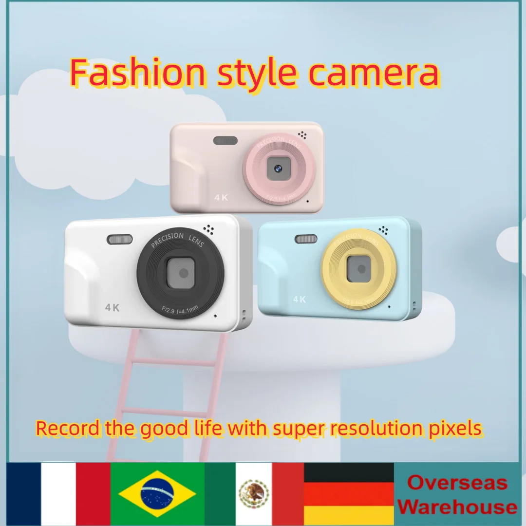 Hot Fashion Camera Consoles Ultra-clear Cameras 2.0 Inch IPS Screen Portable Digital Camera 4K Video Autofocus Photo Cameras