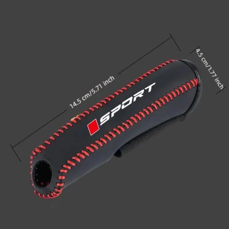 Car Faux Leather Handbrake Protective Cover Scratch Resistant Wear Proof Ideal for Old Car Interior Refurbishment
