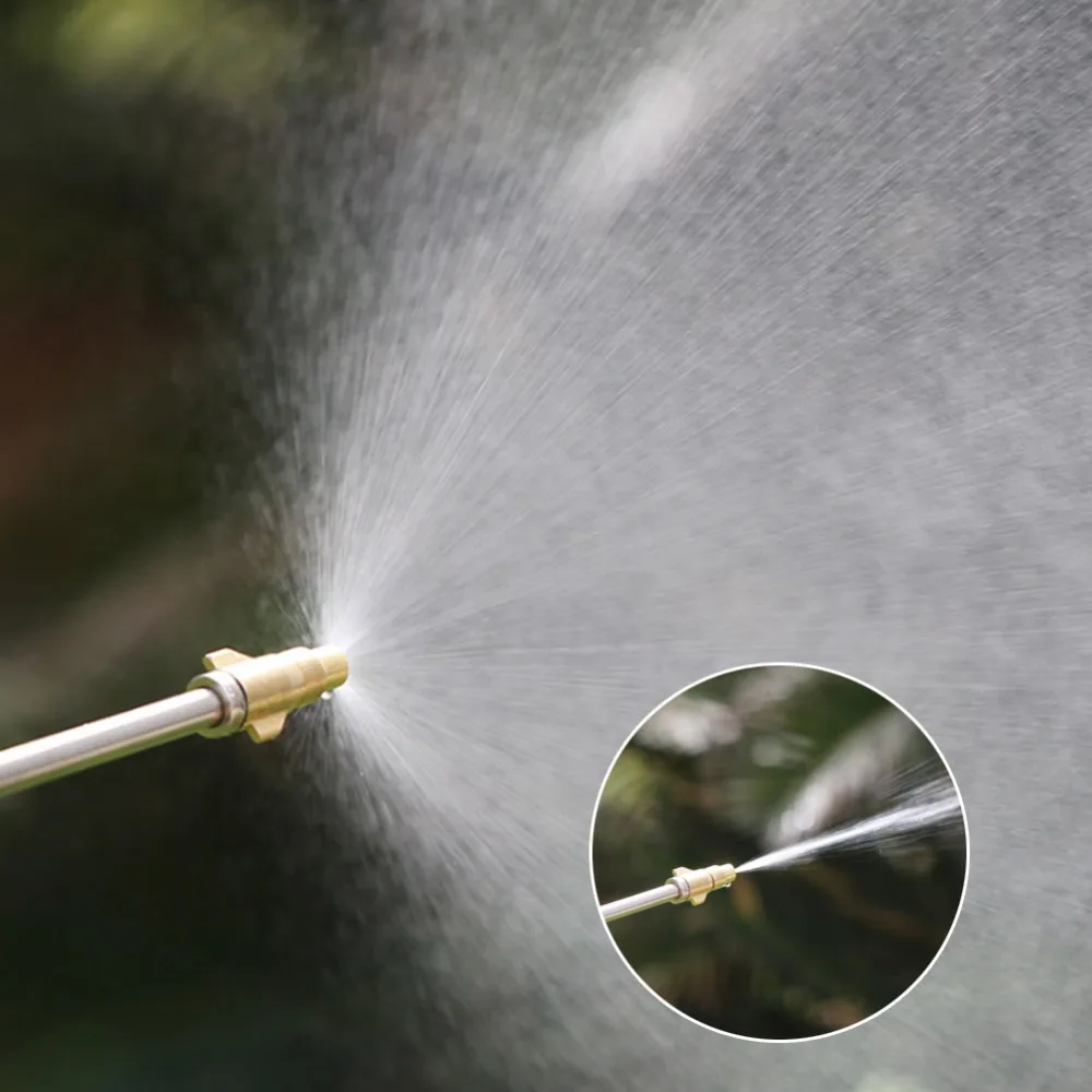 2Pcs Durable Copper Misting Spray Nozzle Gold G1/4 Female Thread Water Spray Nozzle Electric Sprayer Nozzle Electric Sprayer Use