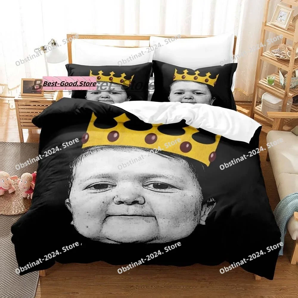 

hasbulla Magomedov Fighting Meme Bedding Set Single Twin Full Queen King Size Bed Set Teenager Bedroom Duvetcover Sets