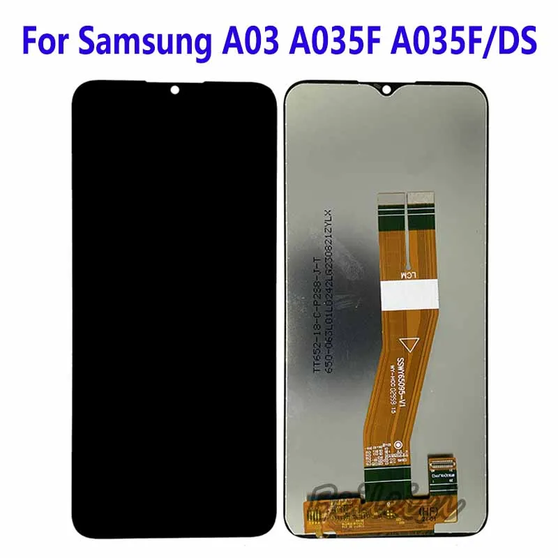 

ЖК-дисплей для Samsung A03 A035F A035F/DS A035M A035G, сенсорный экран с цифровым преобразователем в сборе, сменный аксессуар