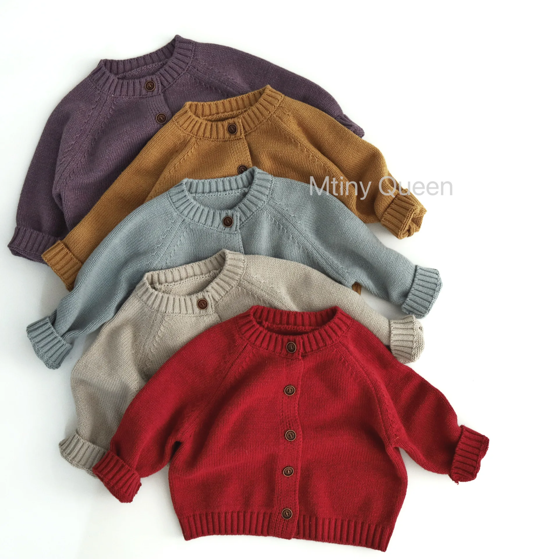 

2026 Spring New Children Long Sleeve Sweater Coat Girls Vintage Knitted Cardigan Kids Boys Loose Casual Jacket Toddler Clothes