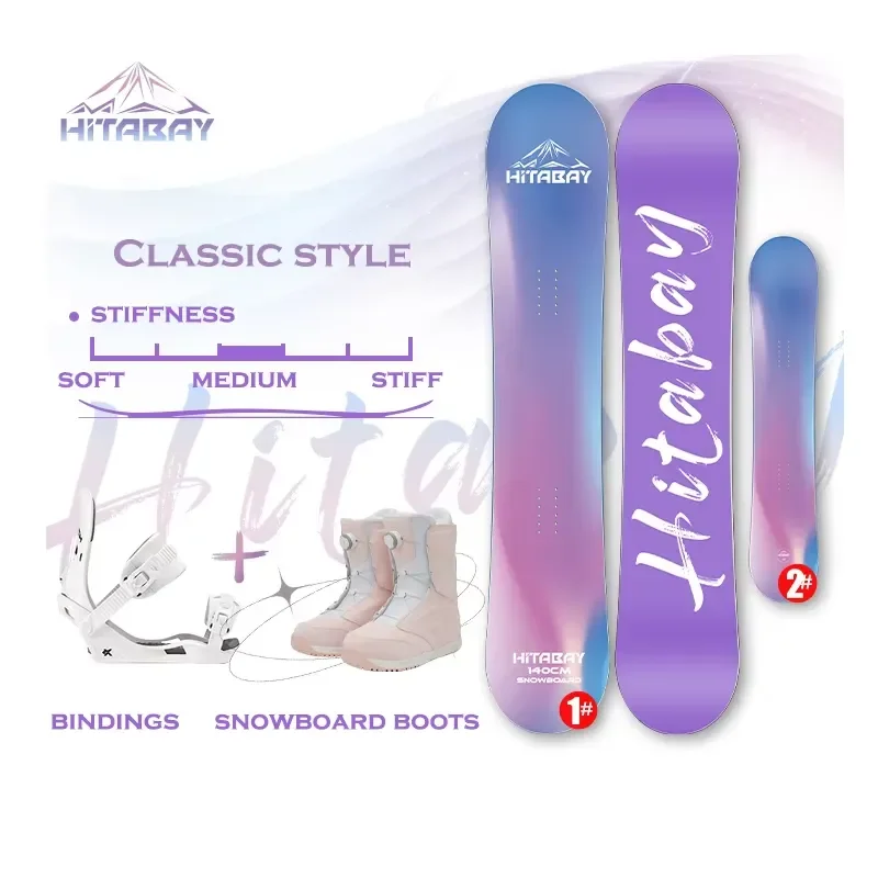 Rancoo Wholesale Skiing Snowboard Double Camber Snowboard Ski for Winter Sports