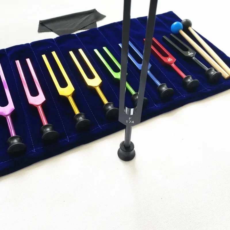 Medical Tunning Fork Set Sound Healing Tunning Fork Set Fingerboard Diapasons Cameroon Movement Yoga Percussion Instruments