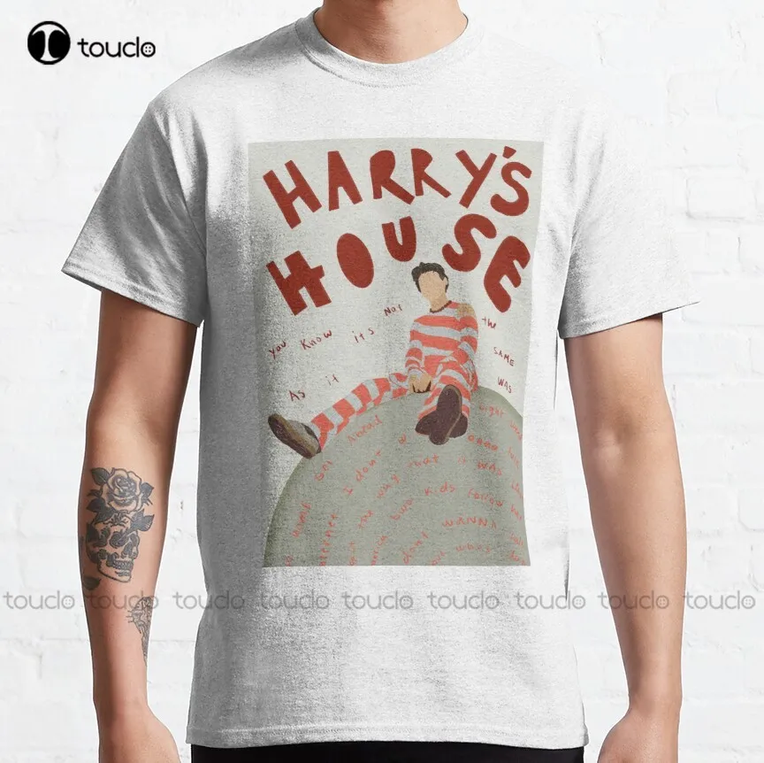 Harrys House Harry As It Was Design Classic T-Shirt Harry'S House Cute Shirts For Women New Popular Breathable Cotton Xs-5Xl New