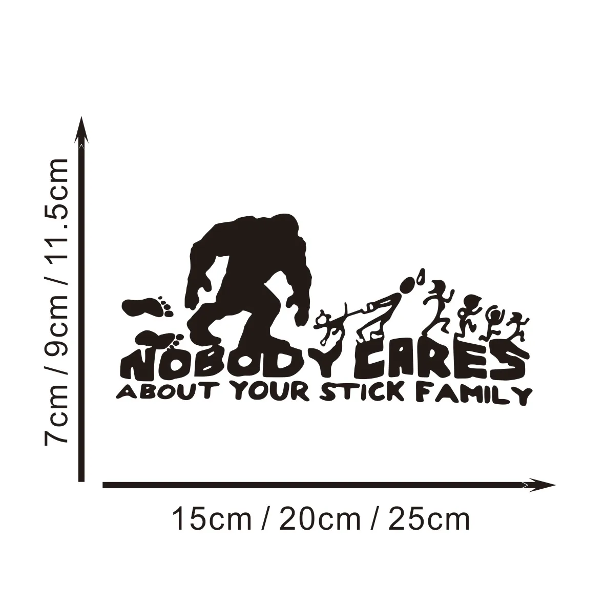 

2 шт. креативные автомобильные наклейки Standout Bigfoot — виниловые наклейки на все тело, самоклеящиеся для уникального стиля своими руками