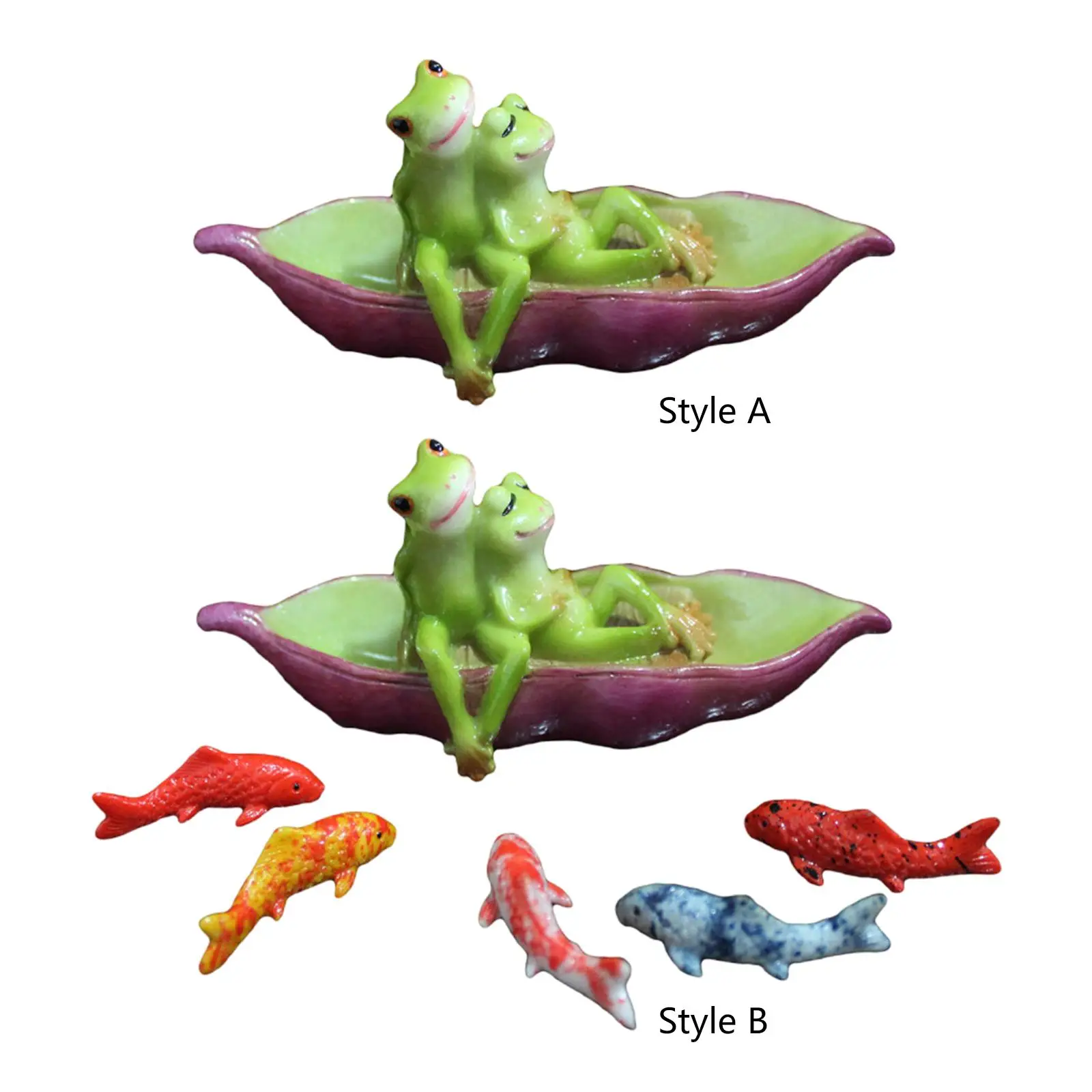 Harz Frosch Paar Figur Frosch Garten Skulpturen Paar Frösche Frosch Garten Ornament für Balkon Home Office Garten Schreibtisch