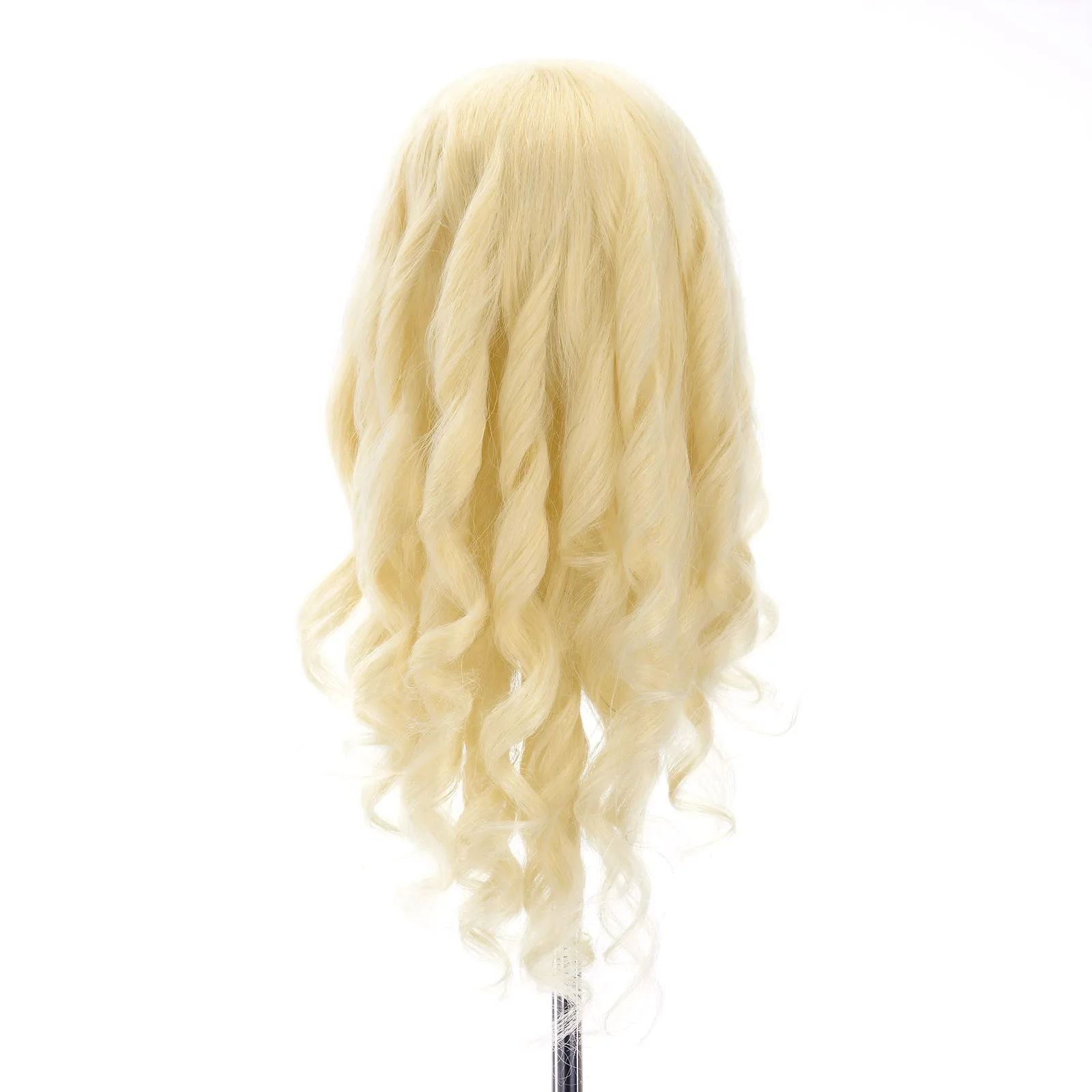 24 ''70% echte mensenhaar mannequin training hoofd voor haar haarstyling professionele kappers dummy pop training head kit