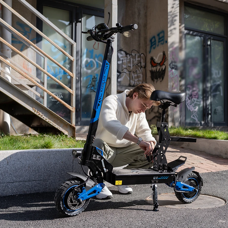 

Airo Double Motor 48V Intelligent 70km Range Adult Folding Electric Scooter with Aluminum