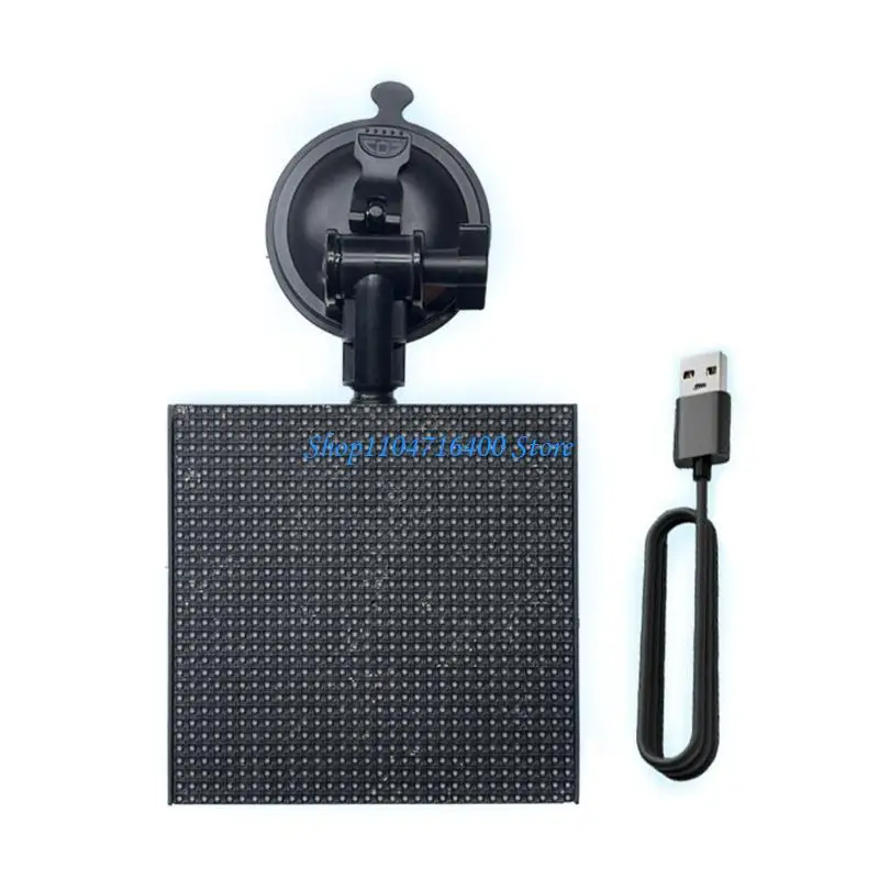 

y1gd LED Panel Scrolling Bright Advertising Car Rear Window Signs 5V Scrolling Text