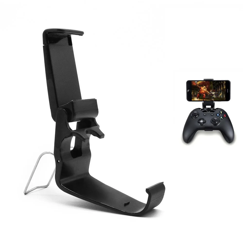 Foldable Mobile Phone Clip Holder for Xbox One S/Slim Controller HandGrip Stand for iPhone Samsung Sony