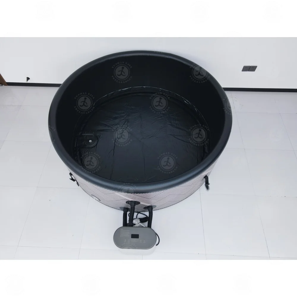 STLF عالية الجودة المحمولة سبا 6 شخص سبا حمام سباحة التدفئة الأسرة الربيع الساخن نفخ حوض استحمام ساخن بركة مع سبا بولي كلوريد الفينيل حصيرة #5