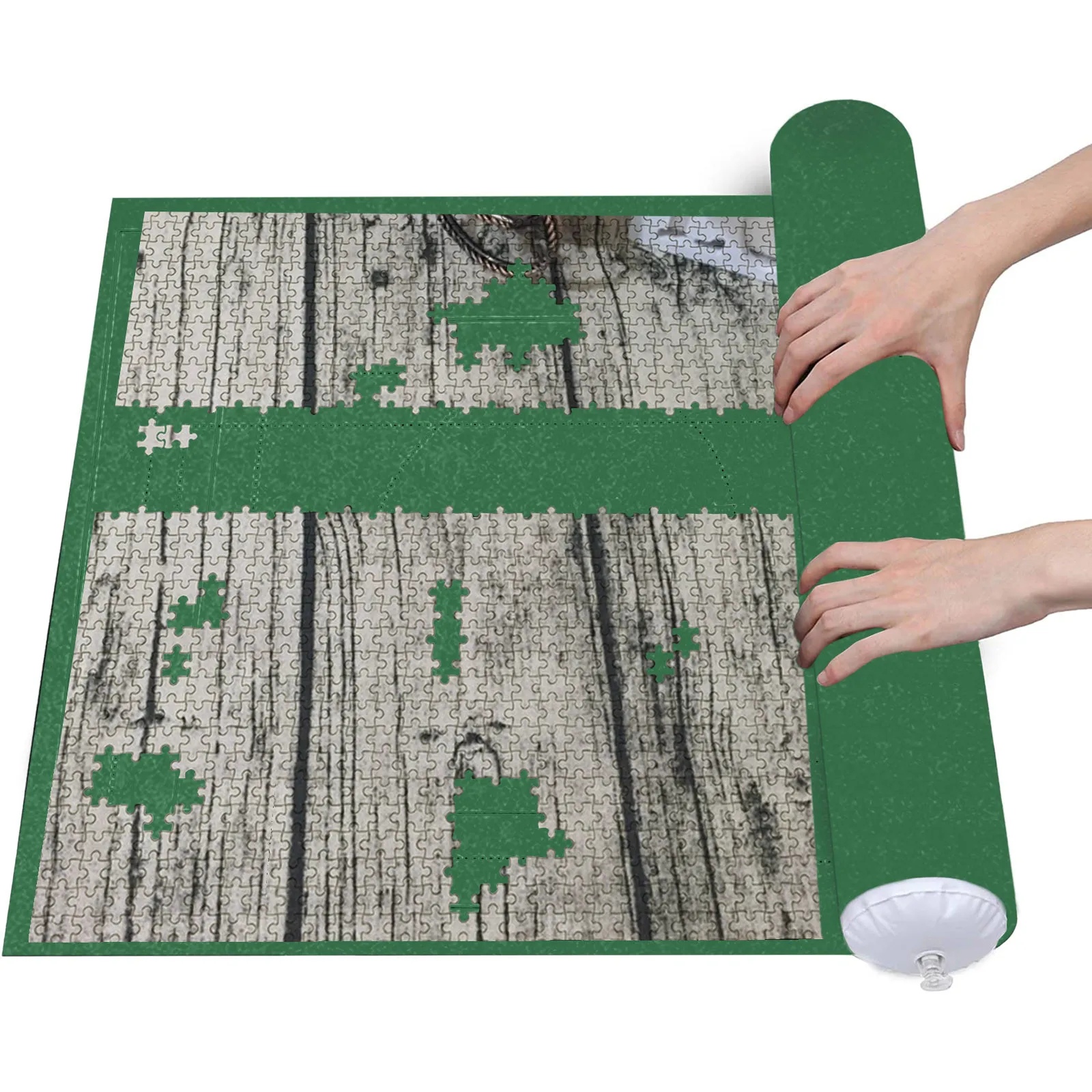 Portable Professional Puzzle Roll Mat Blanket Felt Mat up to 1500/2000/3000 Pieces Accessories Puzzle Travel Storage Bag