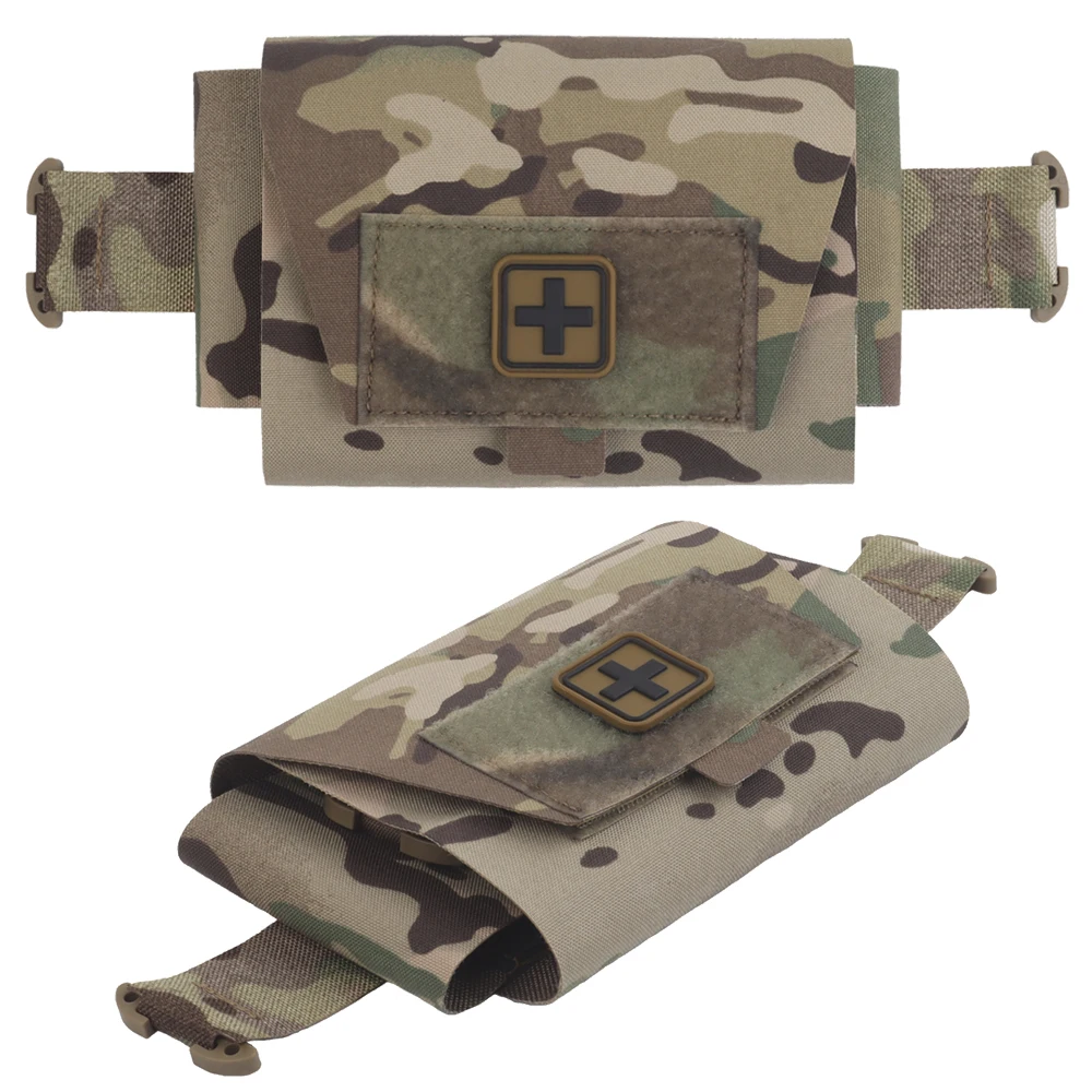 

V2 IFAK Pouch MOLLE First-aid Kit Survival Outdoor Hunting Emergency Bag Camping Kit Small Lightweight Quick Pull Medical Pouch