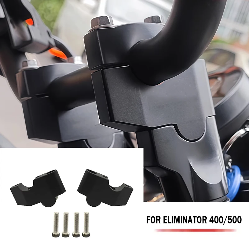 FIT FOR KAWASAKI ELIMINATOR500 ELIMINATOR400 ELIMINATOR 400 500 2024 Motorcycle Aluminum Handle Bar Riser Move Back Mount