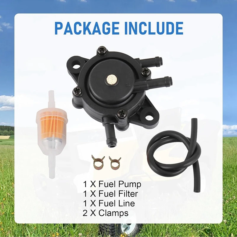 Fuel Pump For Kohler 17HP-25HP Briggs & Stratton 491922 808656 For John Deree LG808656 M138498 M145667 For Honda Yamaha Parts