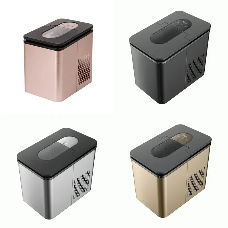Certified 220V Electric Portable Ice Maker Machine Plastic Housing for Home Car Cube Water Cooler