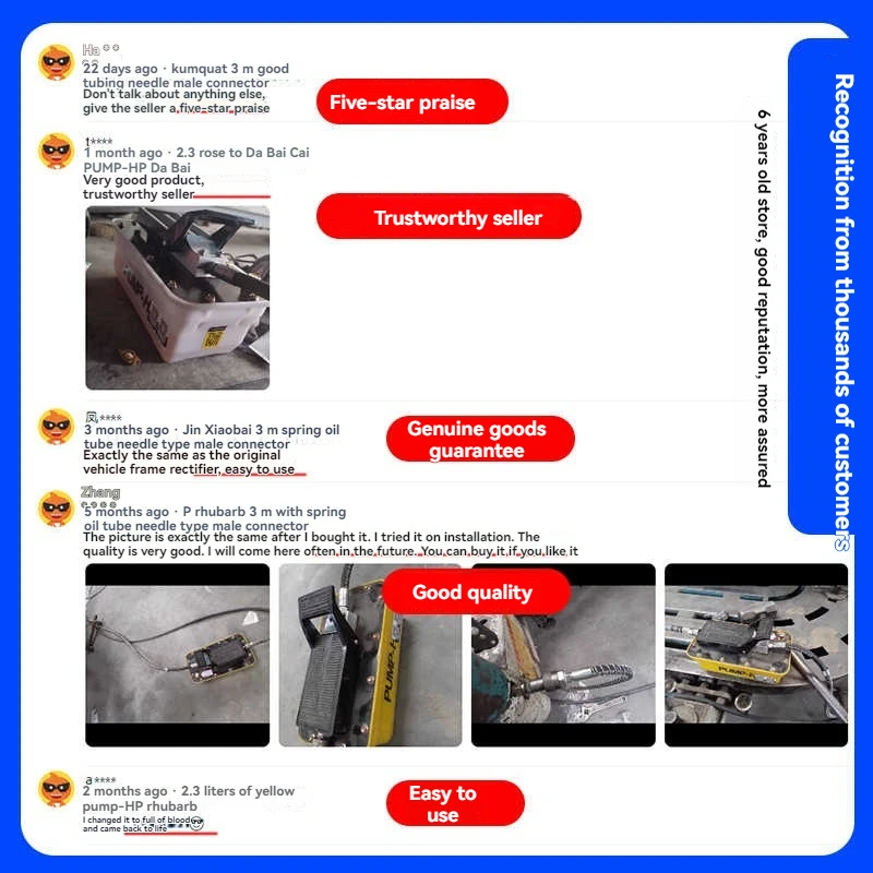 空気圧油圧ポンププラットフォーム、フットポンプ、自動車板金、複動オイルポンプステーション、ツールアクセサリー