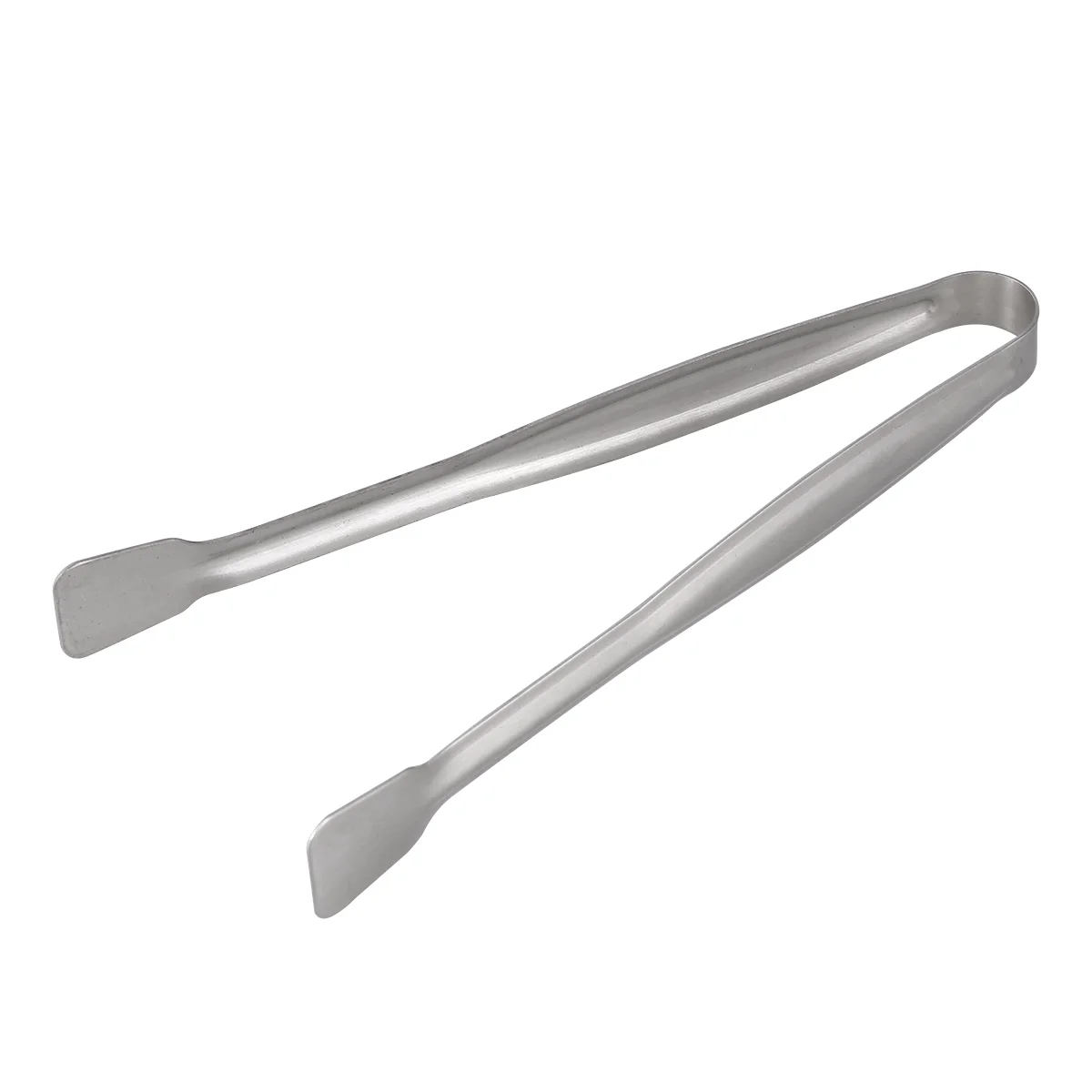 

4 Pcs 15CM Stainless Steel Mini Food Serving Tongs Practical Ice Cube Tongs Bread Clip Home Bar Supplies (YH54-A, Sanding)