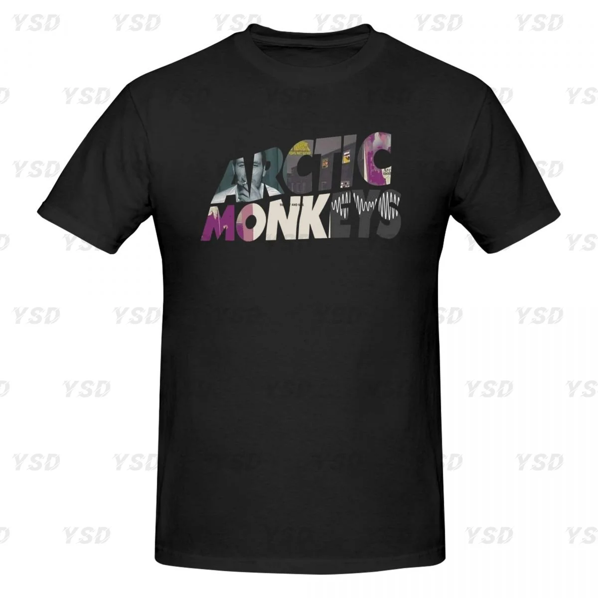 Arctic Monkeys Inspired Men's tight fitting sports T-shirt, Breathable,Oversized T shirt