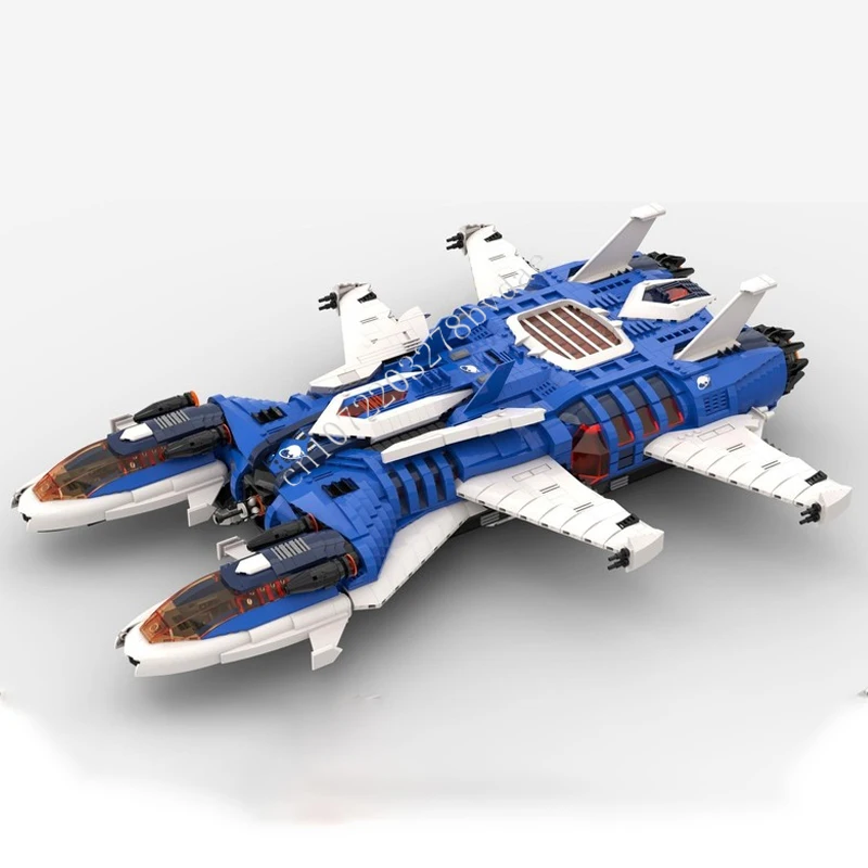 6543 Uds UCS defensor de congelación profunda guerra espacial militar MOC nave espacial batalla BuildingBlock arquitectura DIY modelo educativo juguete para regalo
