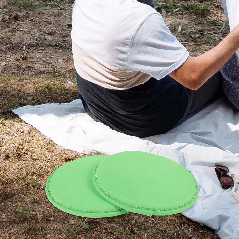 

3Pcs Outdoor Picnic Mat Round Seat Cushion Camping Seat Pad Portable Lightweight Seating Mat Durable Cushion Park Stadium