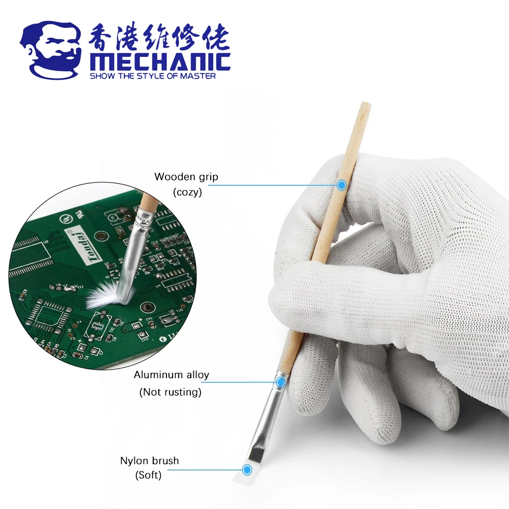 MECHANIC UVH900-LY 100g UV Curing Solder Mask Ink Soldering Paint Oil Flux Prevent Corrosive Arcing for BGA PCB Motherboard