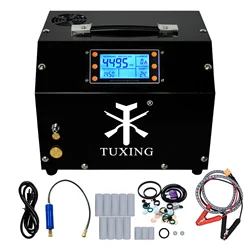 TUXING TXET063 300Bar High Pressure PCP Air Compressor Built-in power supply with LCD Display Digital Control System for Airgun