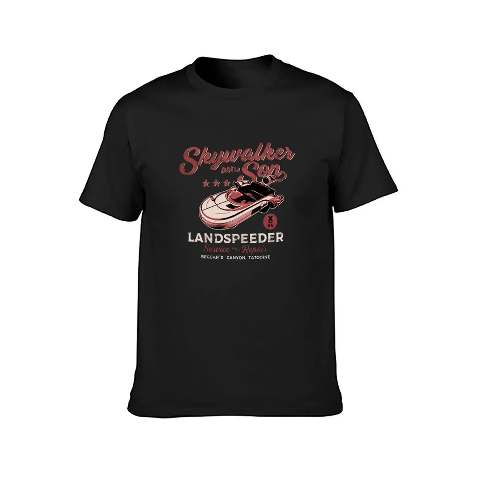 landspeeder service and repair T-Shirt oversized t shirt funny shirt cotton custom t-shirts men tshirt