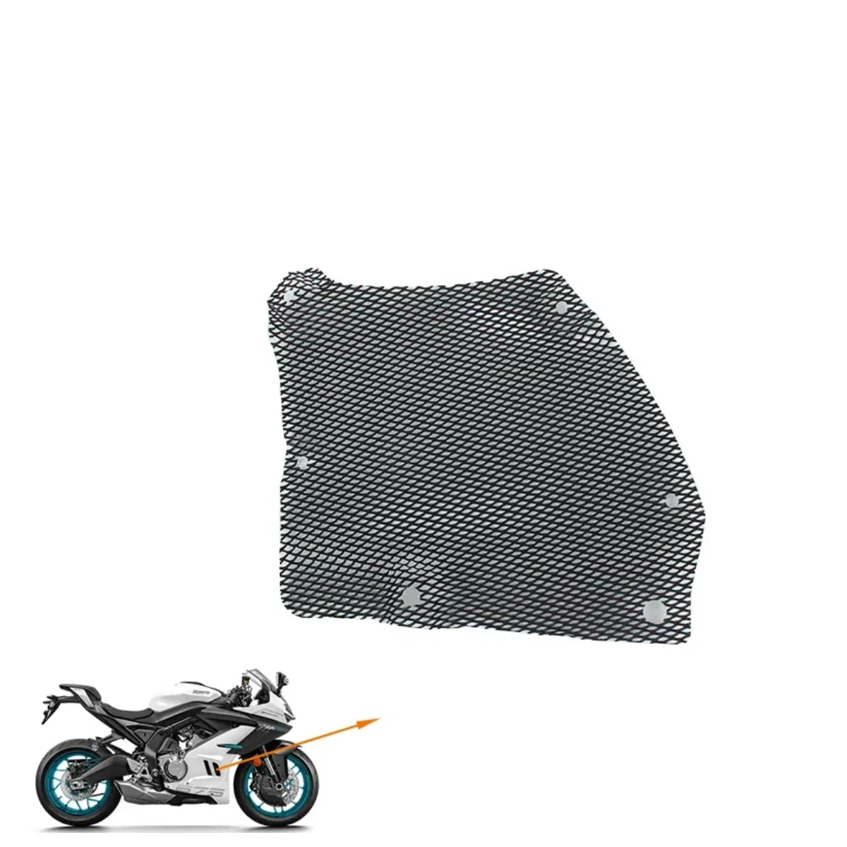 Left and right protective accessories of radiator protective net decorative net Fit For CFMOTO 675SR 675SRR 675SR-R 675 SR-R
