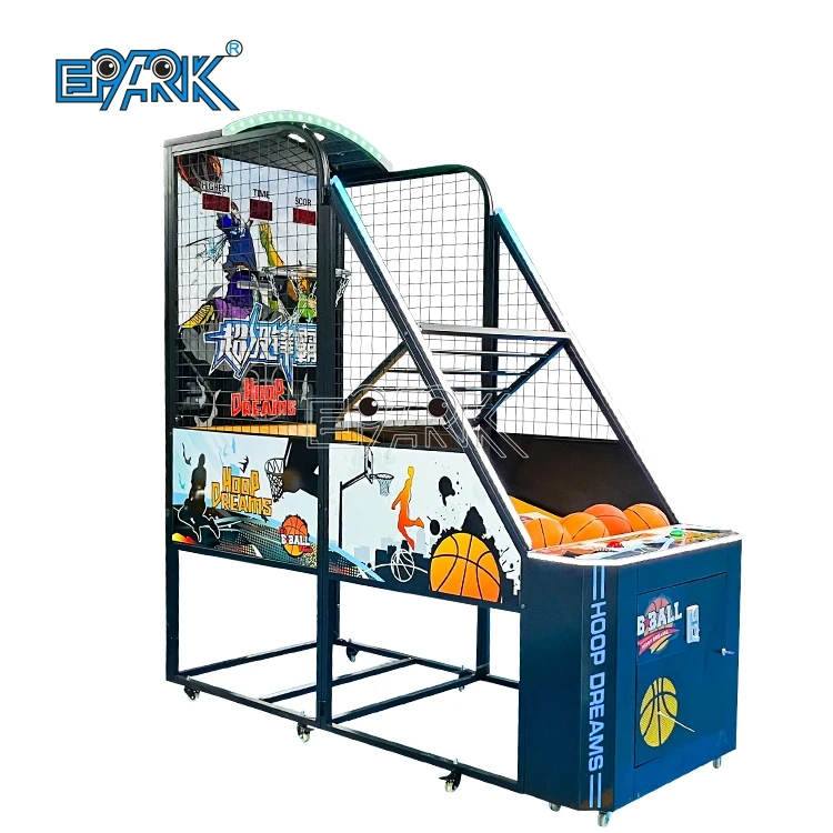 Hot Popular Young People Hoop Dreams Basketball Arcade Games Led Basketball Redemption Machine