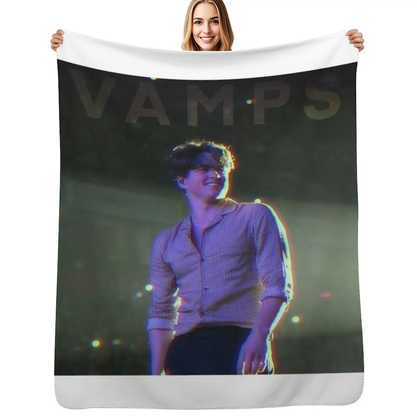 

The Vamps Throw Blanket For Decorative Sofa Furry Giant Sofa Blanket