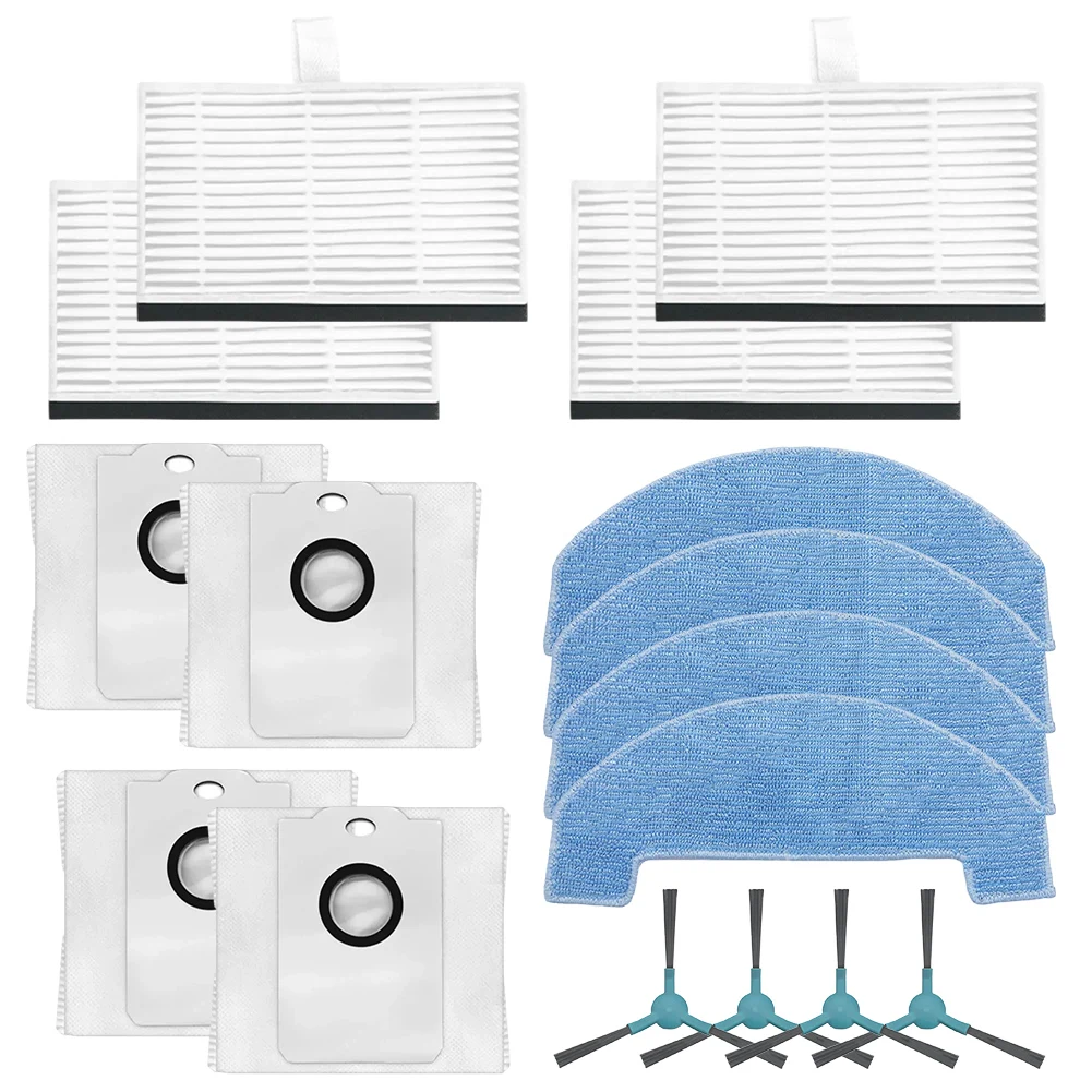 

Main Side Brush Filter Mop Cloth Dust Bag Kit Filter Mops For Congas 2499 Ultra Home Advanced Vacuum Cleaner Accessories