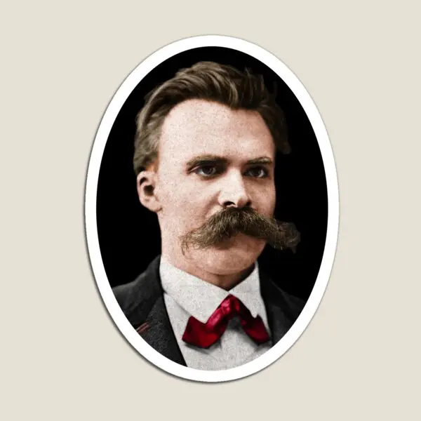 Friedrich Nietzsche  Magnet Refrigerator for Fridge Organizer Holder Children Toy Magnetic Colorful Home Funny Kids Stickers