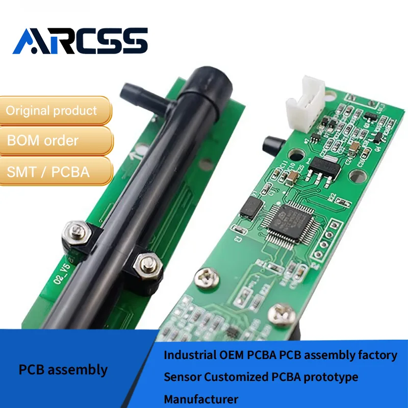 Fabbrica di assemblaggio PCB PCBA OEM industriale Produttore di prototipi PCBA personalizzato con sensore