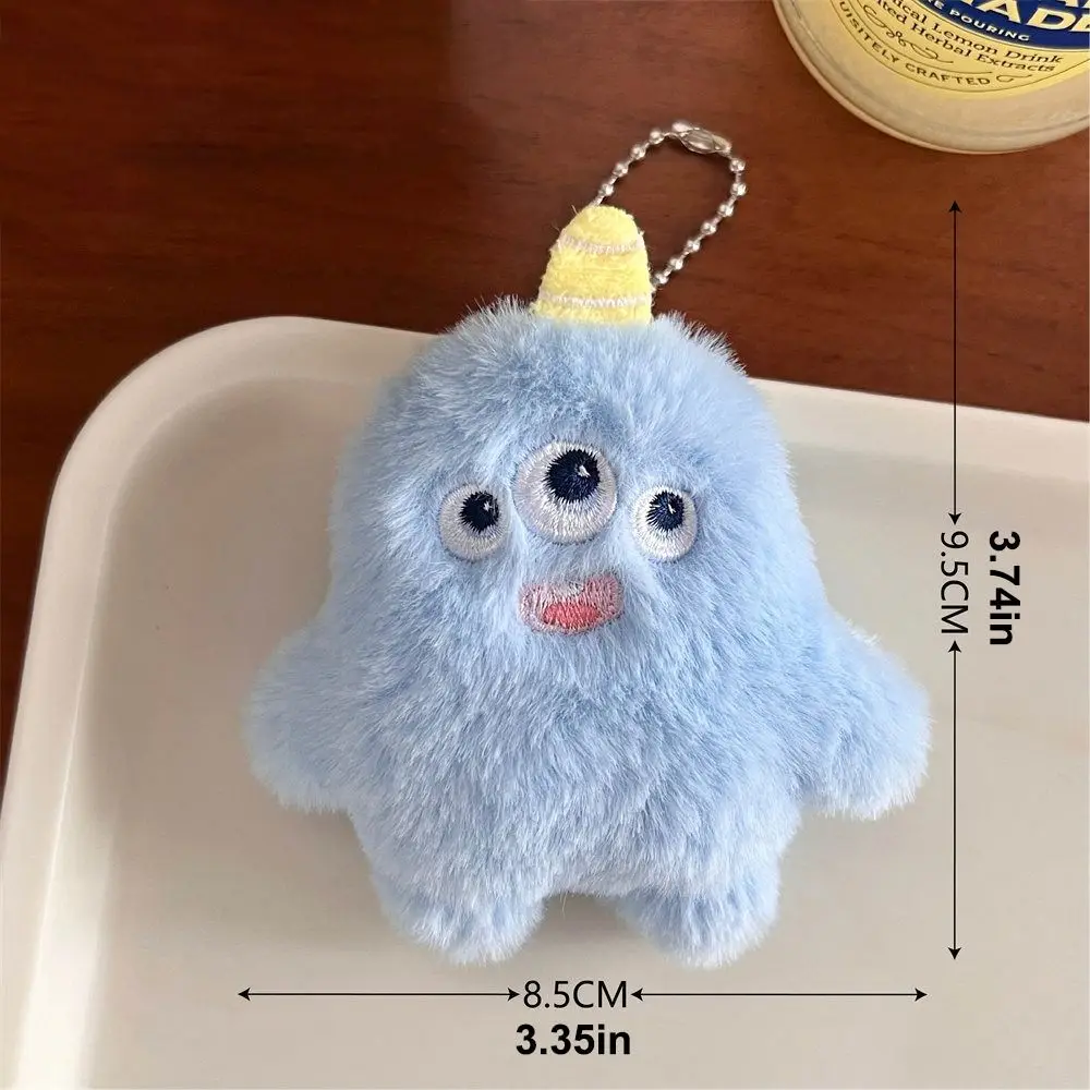 Durevole peluche neve mon-ster bambola ciondolo borse appese arredamento morbido farcito neve mon-ster portachiavi creativo simpatico ciondolo borsa