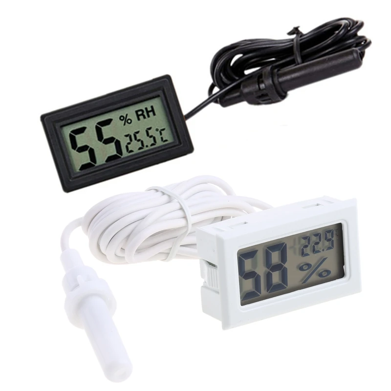 TPM-10 FY-10 2M-3M-5M LED Digital Thermometer Temperature Degrees LCD Display for Baby Bath Incubator Car