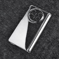 Ultra-thin Arcylic Transparent Magnetic Pivotal Hinge Phone Case For Huawei Mate X6 X5 Lens Protects Shockproof Clear Back Cover