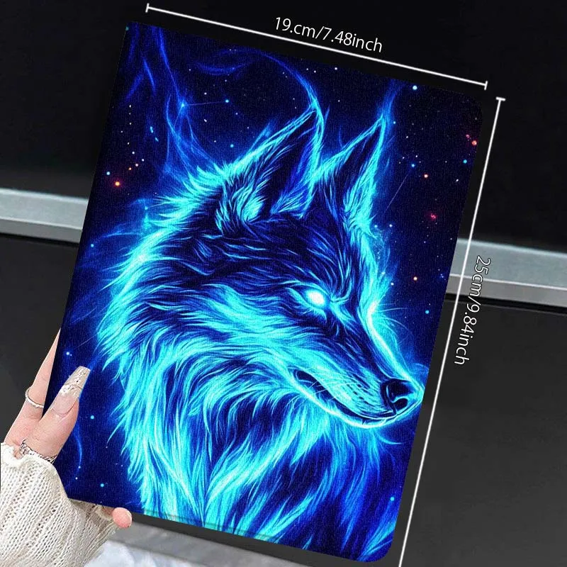 حافظة كمبيوتر لوحي بنمط إبداعي من Wolf Art لهاتف Lenovo Xiaoxin Pad Pro GT plus 8.8 11 10.6 Y700 Y900 Go 8.8 Tab K11 10 P11 Soft
