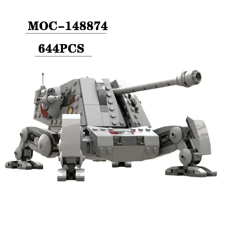 

Building Block MOC-148874 All Terrain Artillery 644PCS Adult and Children's Puzzle Education Birthday Toy and Gift Decoration