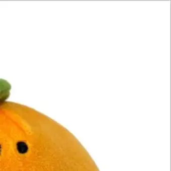 1/2 PCS Cute Cartoon Funny Green Leaf Orange Plush Doll Stuffed Toy Keychain Bag Pendant Creative Backpack Hanging Ornament Gift