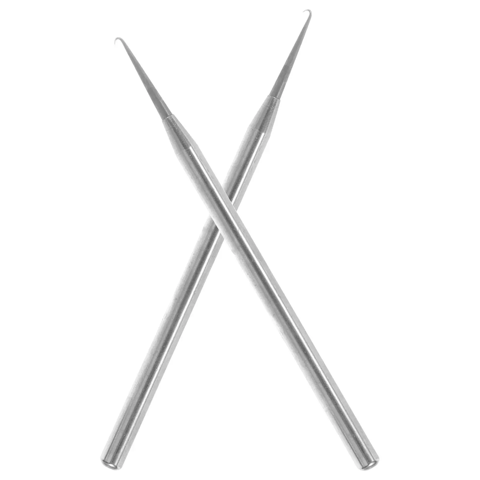 

2Pcs Stainless Steel Eyeglass Repair Hook Needle Durable Tools for Half Frame Glasses Maintenance Portable Practical Design