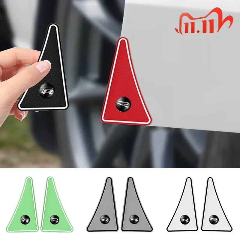 

2PCS Car Door Corner Covers Anti-Collision Protector for Volkswagen GTI Rline Polo Golf MK8 Touareg Passat Magotan Tiguan Jetta