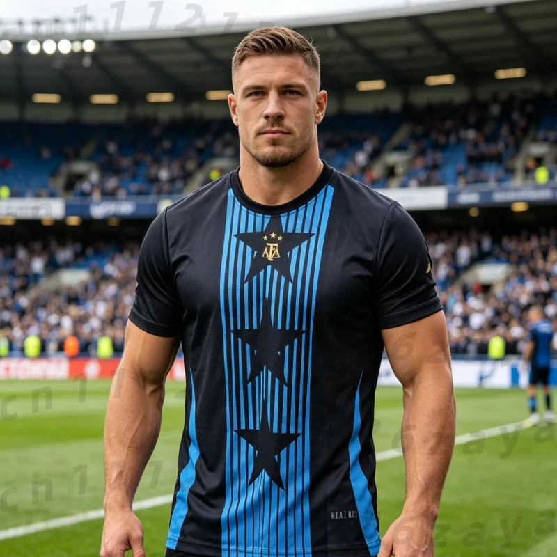 2026 New Argentine Fan Customized Commemorative Edition Quick Drying Breathable T-shirt Minimalist Family Parent Child Clothing