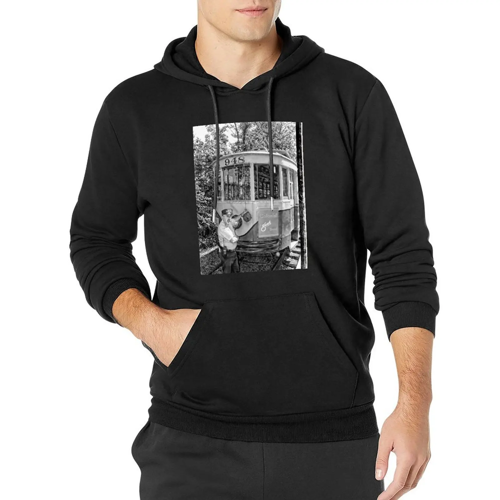 

Managing Trolley Car 948 Pullover Hoodie men's sweat-shirt men's sweat-shirt set korean autumn clothes tracksuit