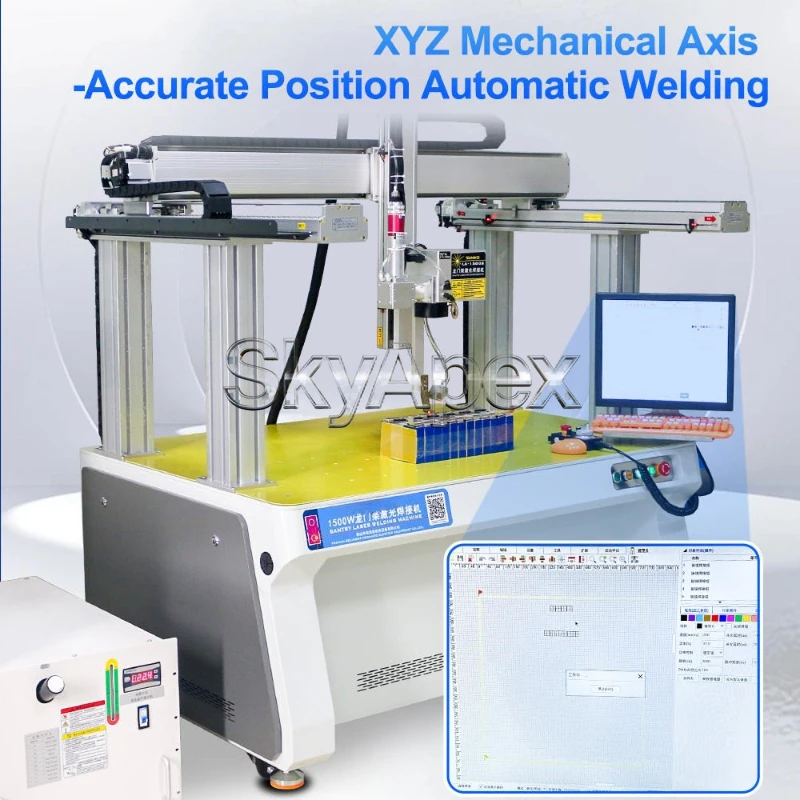 Gantry New Energy Lithium Battery Laser Welder Large Cell Soft Pack Accurate Battery Spot Welding Precision Assembly Equipment