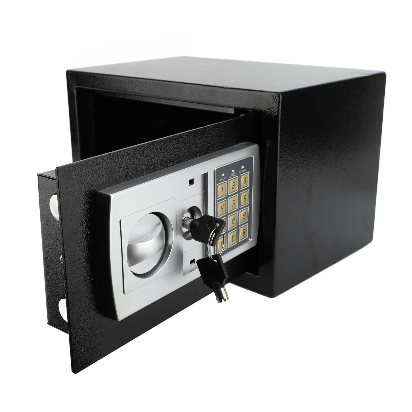 Universal Safe Box Multifunctional Alloy Steel Portable Combination Lock Small Security Box for Home Travel Hotel Black Office